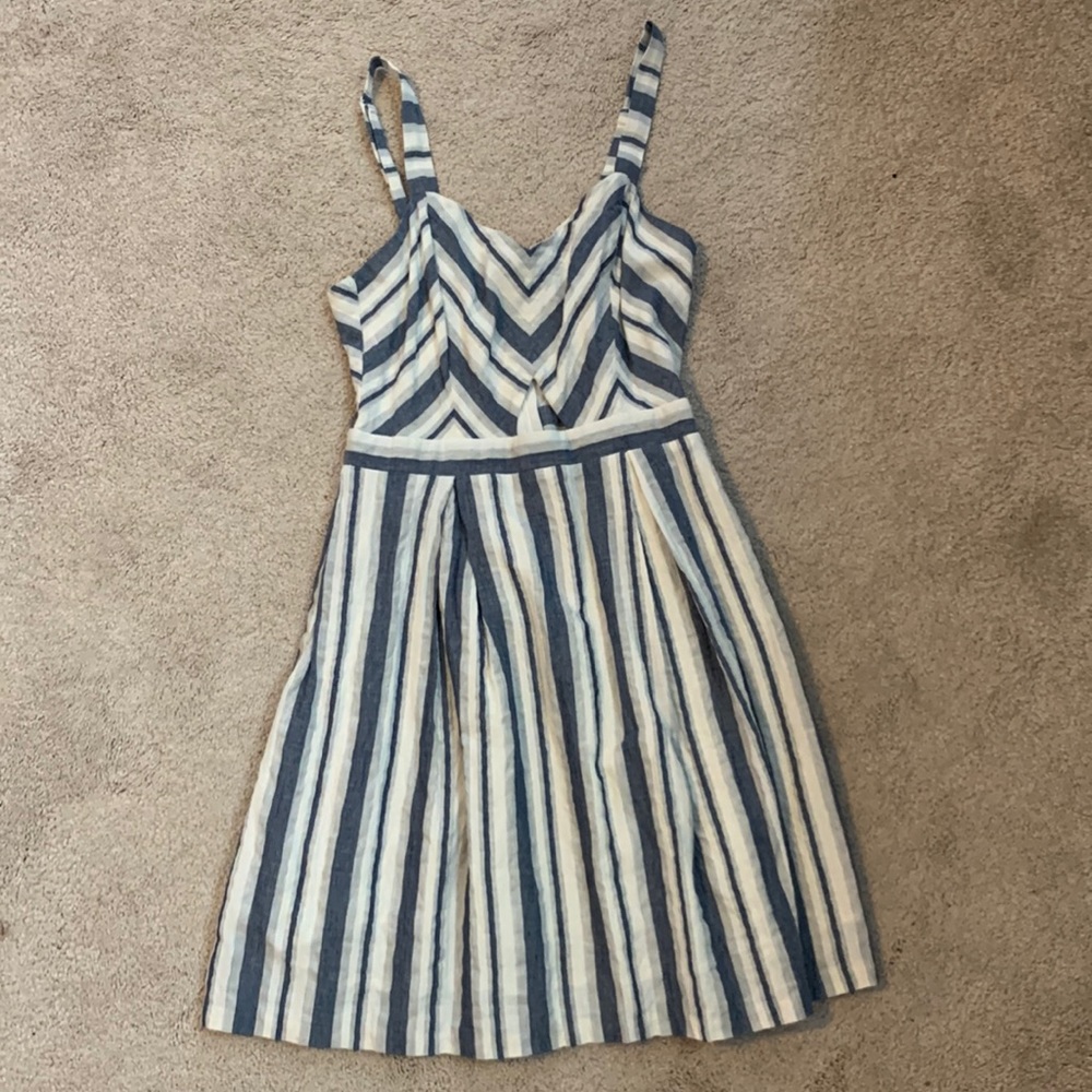 Striped short dress
